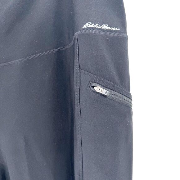 Eddie Bauer Trail Tight Leggings Womens Size 2X Black Workout Gym Hiking Pockets - Picture 3 of 9
